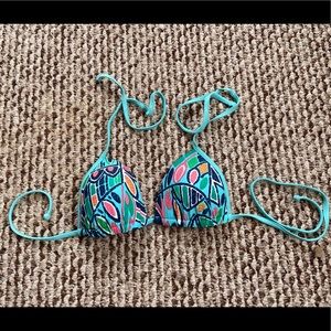 Aerie Triangle Pushup Bikini Small